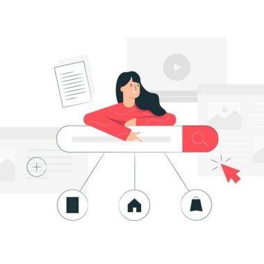 Illustration der Google Suche